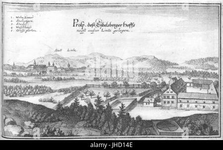 Eybelsberger Hoff (Merian) Foto Stock