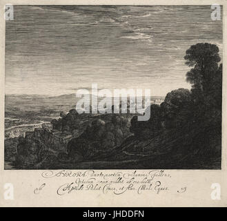 Hendrik van Goudt dopo Elsheimer Adam - Aurora (Herbert F. Johnson Museo di Arte) Foto Stock