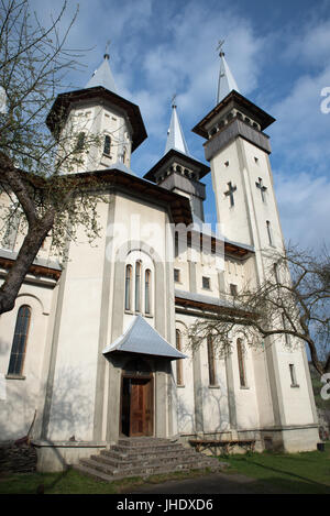 Ortodossi Chiesa romena, breb, Maramures, Romania Foto Stock