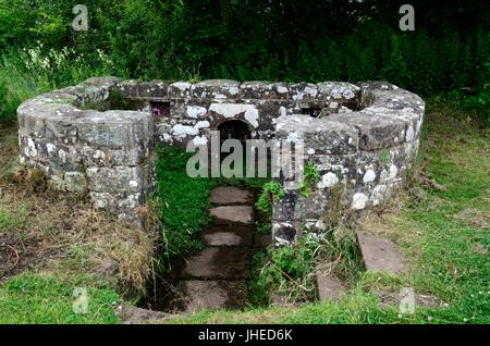 Virtuoso ben St rna ben a Trellech Monmouthshire Galles Cymru REGNO UNITO GB Foto Stock