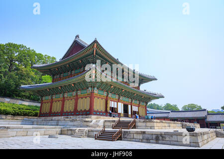 Palazzo di Changdeokgung giu 17, 2017 nella città di Seoul, Corea del Sud - Tour destinazione Foto Stock