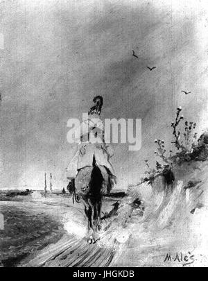 Mikolas Ales 18. 11. 1852-10. 7. 1913 - Dragoun Foto Stock