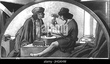 Mikolas Ales 18. 11. 1852-10. 7. 1913 - Mincovnictvi Foto Stock