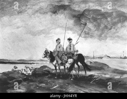 Mikolas Ales 18. 11. 1852-10. 7. 1913 - Na hlidce Foto Stock