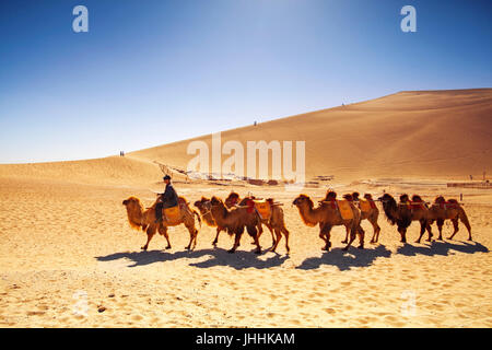 Deserto Dunhuang, Gansu Foto Stock
