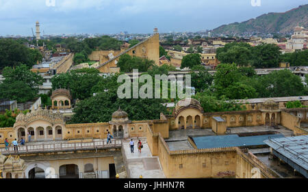 Jaipur, India - Lug 27, 2015. La città di Jaipur, India. Jaipur è una terra di bellezza naturale e la grande storia di destinazioni di viaggio. Foto Stock