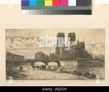 L'Abside de Notre-dame de Paris (NYPL b13512928-1105528) Foto Stock