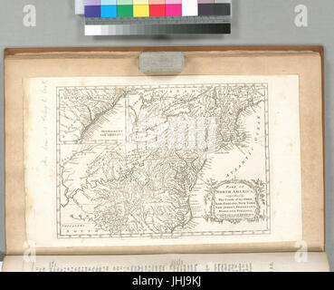 Parte del Nord America - comprendere il corso dell'Ohio, New England, New York, New Jersey, Pensilvania, Maryland, Virginia .. (NYPL b15516552-481131) Foto Stock