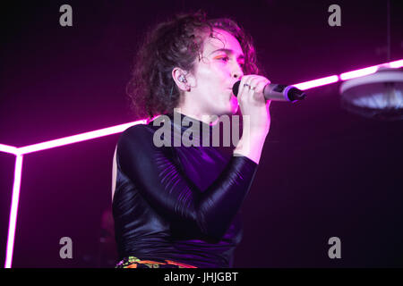 Rae Morris eseguendo presso l istituto delle arti contemporanee, London - 12 Luglio 2017 Foto Stock