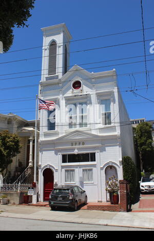 Ex Engine Co. No. 23, San Francisco Fire Department, costruito 1893, Pacific Heights, San Francisco, California Foto Stock