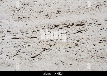 Bianco parete coquina. background e texture. Foto Stock