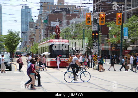 Hoilday in Spadina Ave Toronto in Canada Foto Stock