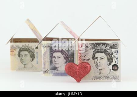 Dei prezzi degli immobili in aumento: è tempo di investire nel mercato immobiliare Foto Stock