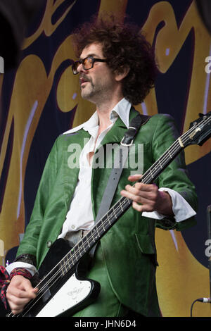 Le tenebre headline a Coventry Godiva Festival nel mese di luglio 2017 Foto Stock