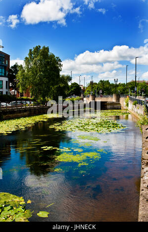 Fiume Foss Foss Isola, York Foto Stock