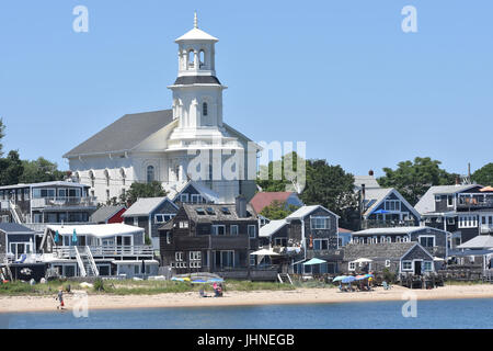 Il lungomare di a Provincetown, Massachusetts il Cape Cod Foto Stock