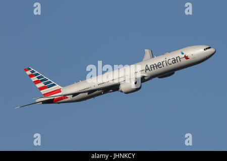 AMERICAN AIRLINES BOEING 777 Foto Stock