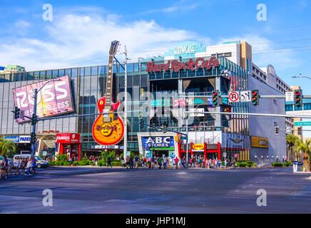 Hard Rock Cafè di Las Vegas - Las Vegas / NEVADA - 25 aprile 2017 Foto Stock