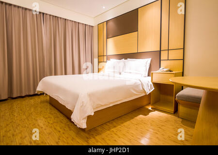 Il Interial vista di un lussuoso Hotel stanza. Foto Stock