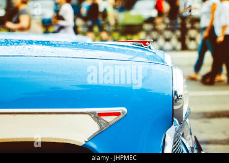 Lampada faro vintage classic car - vintage stile di effetto foto Foto Stock