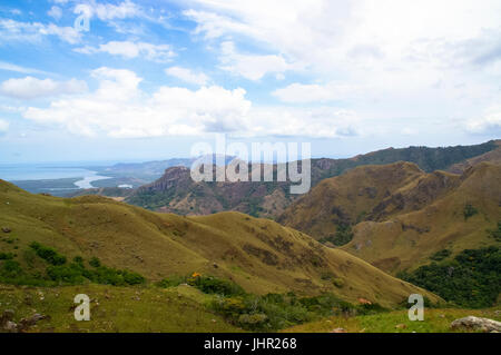 Vista da Altos de Campana all'Oceano Pacifico immagine presa in Panama Foto Stock