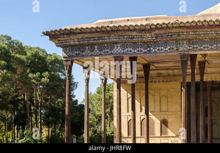 Chehel Sotoun palace, Isfahan, Iran Foto Stock