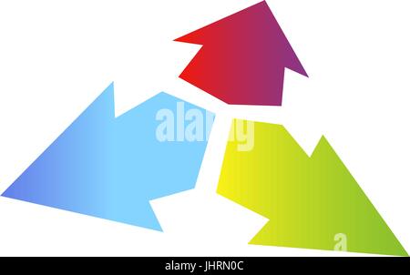 L'elemento grafico freccia Illustrazione Vettoriale