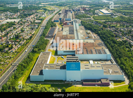 Thyssenkrupp Steel Europe AG, la fabbrica di Bochum, fabbrica di acciaio, l'industria pesante, Bochum, la zona della Ruhr, Nord Reno-Westfalia, Germania Foto Stock