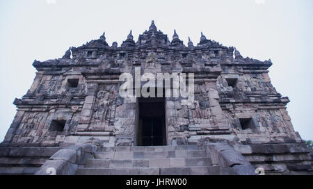 Il Candi Plaosan tempio buddista nel complesso Prambanan Yogyakarta Indonesia Foto Stock