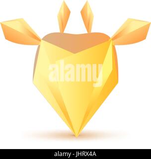 Set di simboli e forme. Le icone alla moda e logotipi. Segni aziendali simboli, etichette, scudetti, cornici e bordi Illustrazione Vettoriale