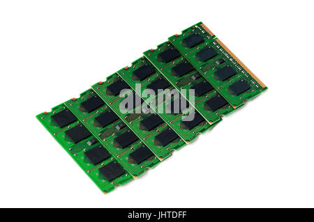 Mazzetto di memoria del computer - RAM - modulo SODIMM Foto Stock