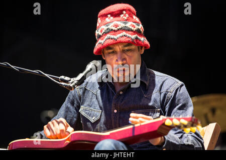 Ben Harper criminali innocenti eseguire giorno uno sloss fest,Birmingham Alabama Foto Stock