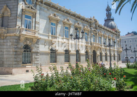 Facarde di Cartagena Municipio di Murcia Cartagena Spagna Foto Stock