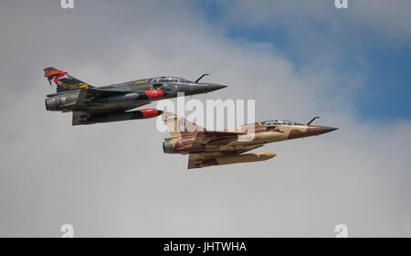 Il 2017 Royal International Air Tattoo, RIAT17, RAF Fairford, Gloucestershire, Inghilterra - uno dei più grandi del mondo airshows. Credito: Malcolm Park Foto Stock