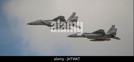 Il 2017 Royal International Air Tattoo, RIAT17, RAF Fairford, Gloucestershire, Inghilterra - uno dei più grandi del mondo airshows. Credito: Malcolm Park Foto Stock