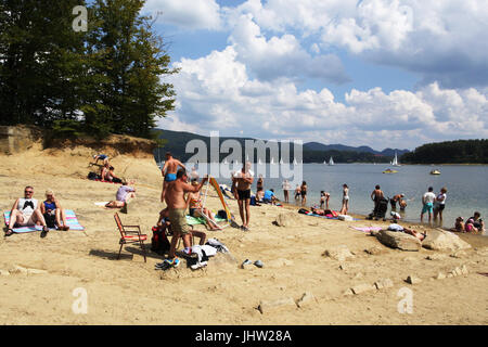 Polanczyk, Solina Lago , Polonia Foto Stock