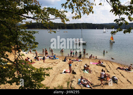 Polanczyk, Solina Lago , Polonia Foto Stock