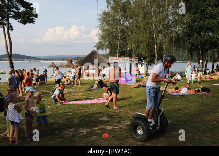 Polanczyk, Solina Lago , Polonia Foto Stock