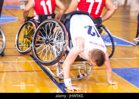 Europea di basket in carrozzella Campionato 2017 Foto Stock