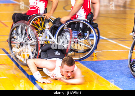 Europea di basket in carrozzella Campionato 2017 Foto Stock