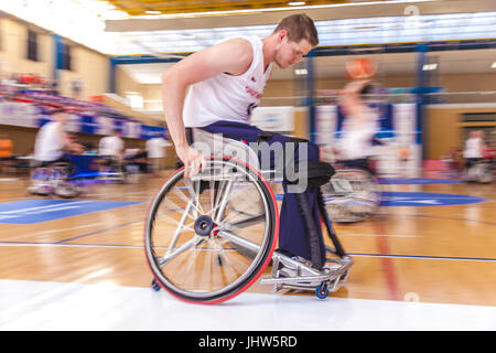 Europea di basket in carrozzella Campionato 2017 Foto Stock