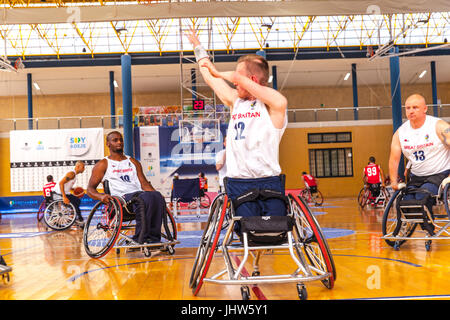 Europea di basket in carrozzella Campionato 2017 Foto Stock