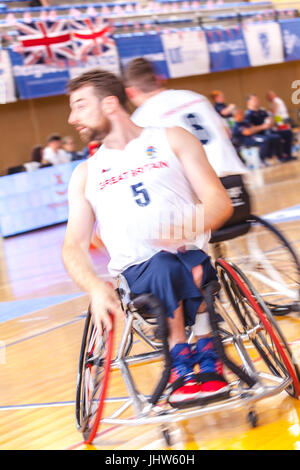 Europea di basket in carrozzella Campionato 2017 Foto Stock
