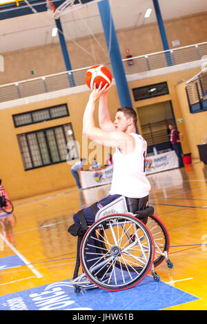 Europea di basket in carrozzella Campionato 2017 Foto Stock