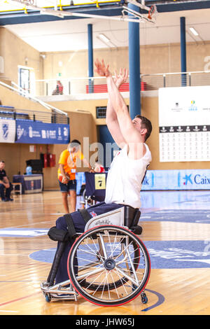 Europea di basket in carrozzella Campionato 2017 Foto Stock