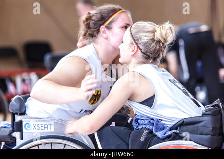 Europea di basket in carrozzella Campionato 2017 Foto Stock