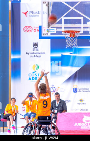Europea di basket in carrozzella Campionato 2017 Foto Stock
