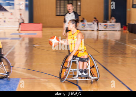 Europea di basket in carrozzella Campionato 2017 Foto Stock