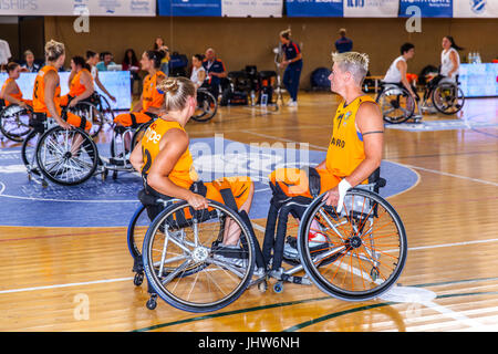 Europea di basket in carrozzella Campionato 2017 Foto Stock