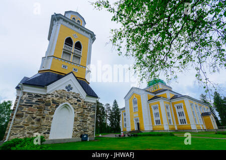 La Chiesa di Kerimaki in Kerimaki, Finlandia, è la più grande chiesa in legno del mondo Foto Stock